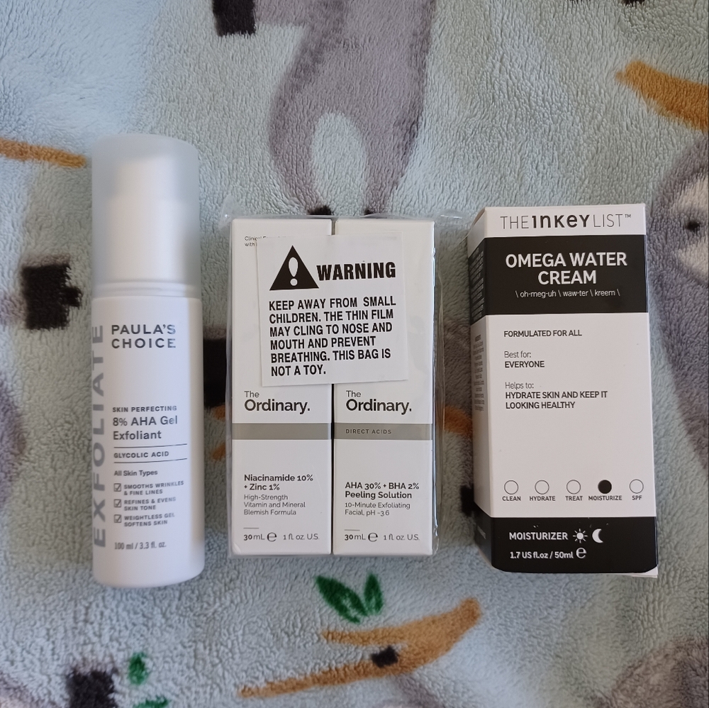 Full Size Product Skincare Bundle (Paula's Choice, The Ordinary, The INKEY List)